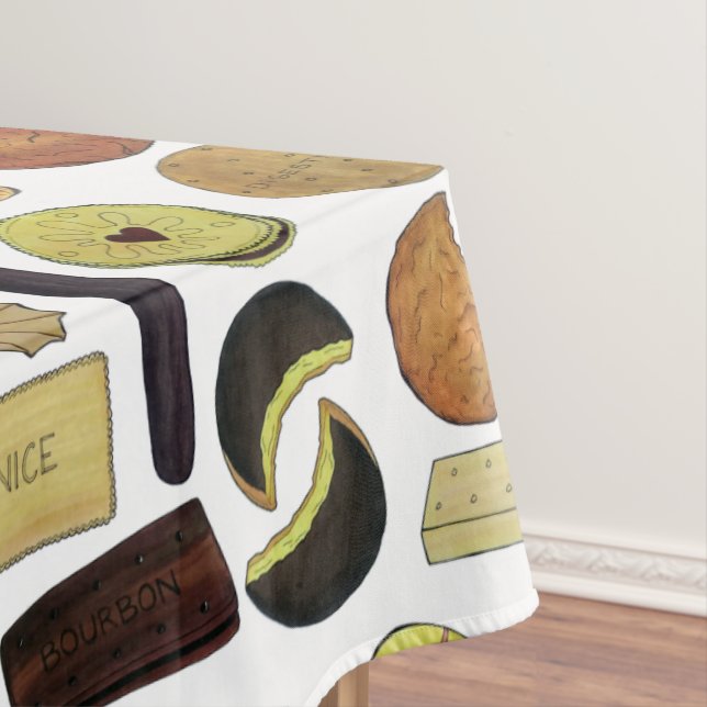 UK British Biscuits Shortbread Rich Tea Digestives Tischdecke (Beispiel)