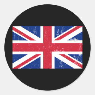 UK British Großbritannien England Runder Aufkleber