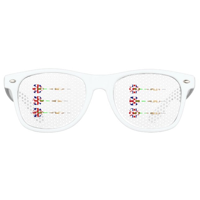 UK Darts Partybrille (Vorderseite)