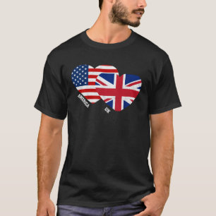 UK Flag English American Pride Vintag T-Shirt