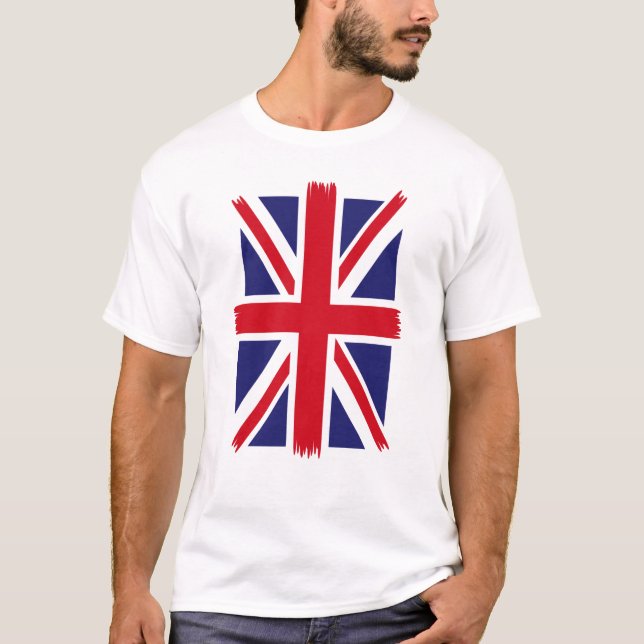 UK Flag Großbritannien Flaggenunion Jack United T-Shirt (Vorderseite)