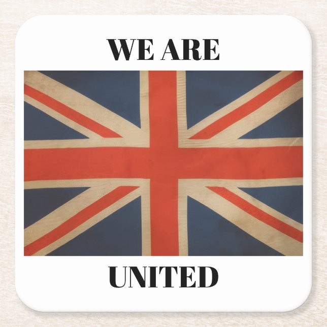 UK Flag Patriot Untersetzer (Vorderseite)