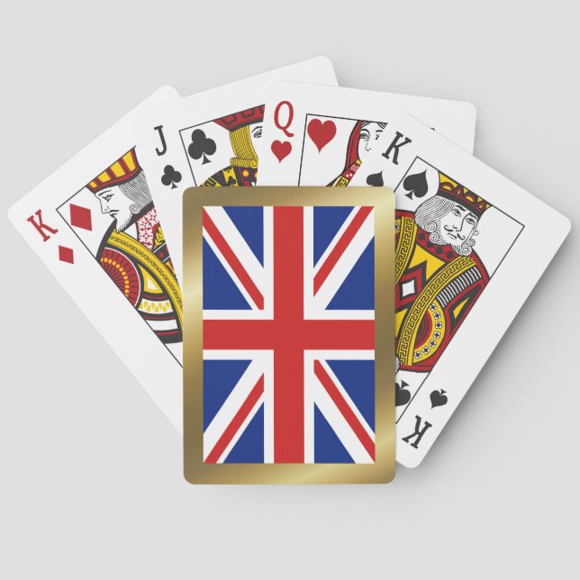 UK Flag Playing Cards Spielkarten (Rückseite)