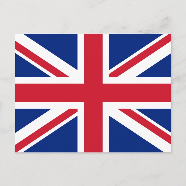 UK Flag Postkarte (Vorderseite)