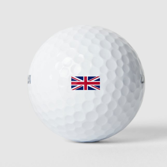 Uk Flag-United Kingdom-England-Union Jack Golfball (Vorderseite)