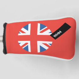 UK-Flagge - Custom Golf Putter Head Cover Headcover
