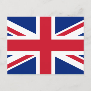 UK-Flagge Postkarte
