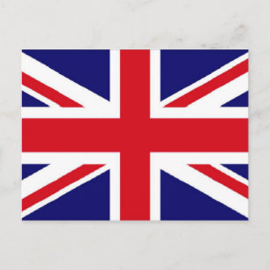 UK-Flagge Postkarte