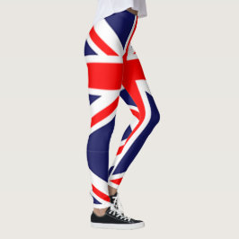 uk Flaggenmuster rot-blaue Gewerkschaft Jack Leggings