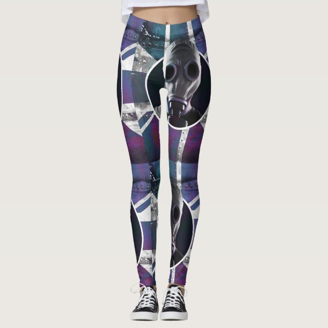 UK Gas Mask Leggings (Vorderseite)