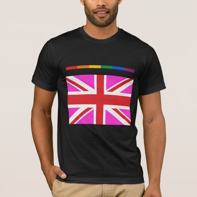UK Gay Pride T-Shirt (Vorderseite)