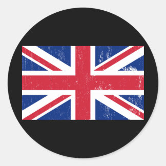 UK Großbritannien England Englische Flagge Runder Aufkleber