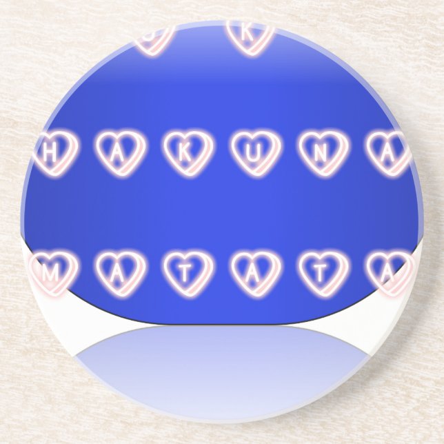 UK HAKUNA MATATA IMMER.pnng Untersetzer (Vorne)