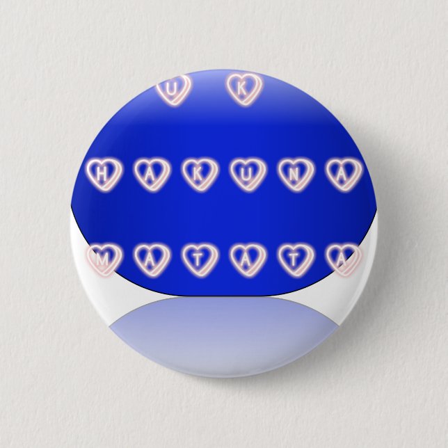 UK Hakuna Matata Kunstposter Button (Vorderseite)
