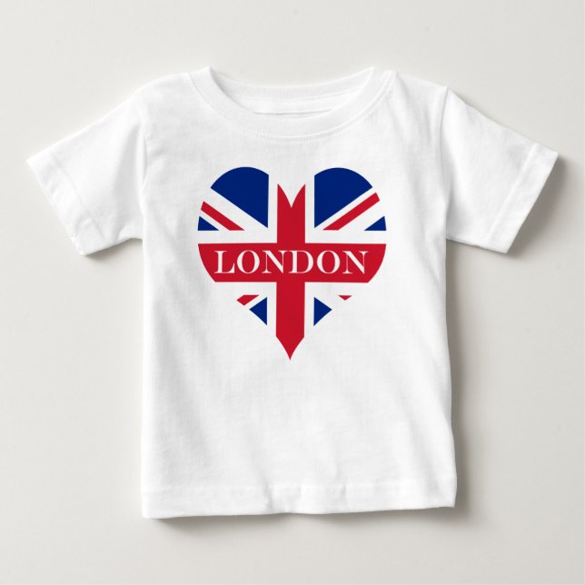 UK Royal Union Jack Flag Baby T-shirt (Vorderseite)