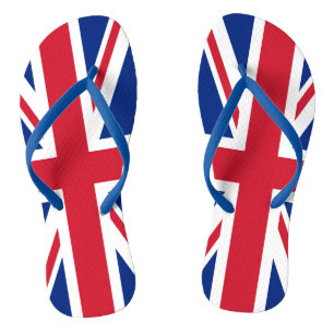 UK Royal Union Jack Flag Flip Flops