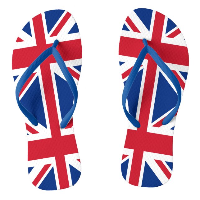 UK Royal Union Jack Flag Flip Flops (Fußbett)