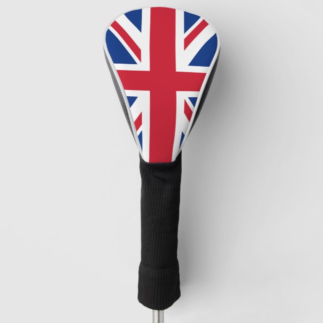 UK Royal Union Jack Flag Golf Headcover (Vorderseite)