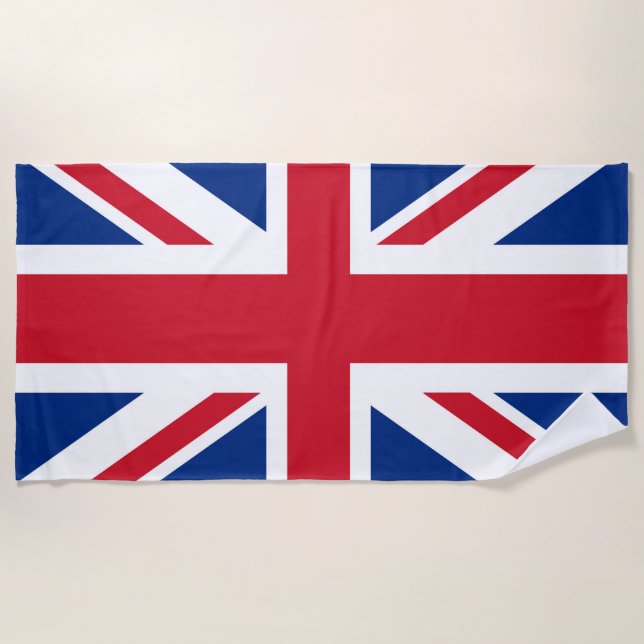 UK Royal Union Jack Flag Strandtuch (Vorderseite)