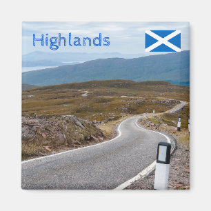 UK, Schottland - Einspurstraße Magnet