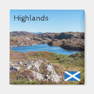 UK, Schottland - Landschaft der schottischen Highl Magnet
