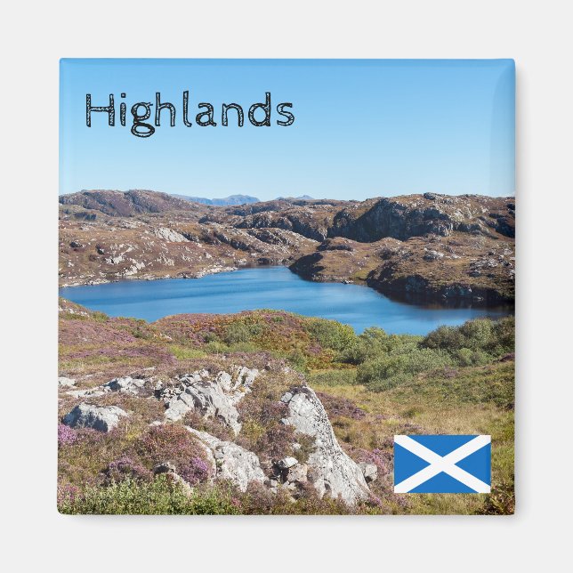 UK, Schottland - schottische Hochlandlandlandschaf Magnet (Vorne)