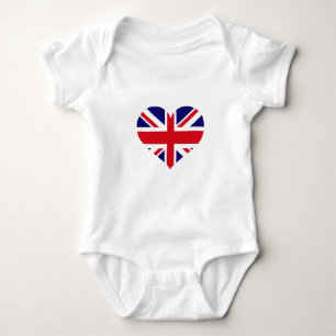 UK Union Jack Baby Strampler
