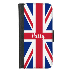 UK Vereinigtes Königreich Britische Flaggenunion J iPhone 8/7 Geldbeutel-Hülle