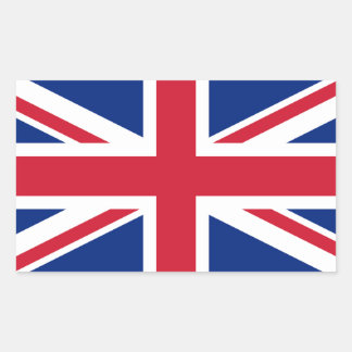 UK Vereinigtes Königreich Jack Flag Rechteckiger Aufkleber