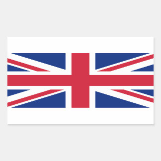 UK Vereinigtes Königreich Jack Flag Rechteckiger Aufkleber