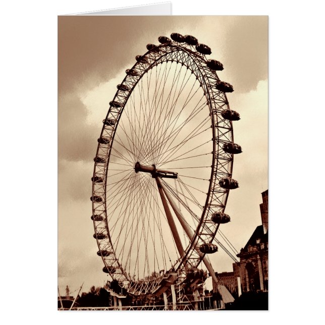 (UK) Vintage London Eye Card (Vorne)