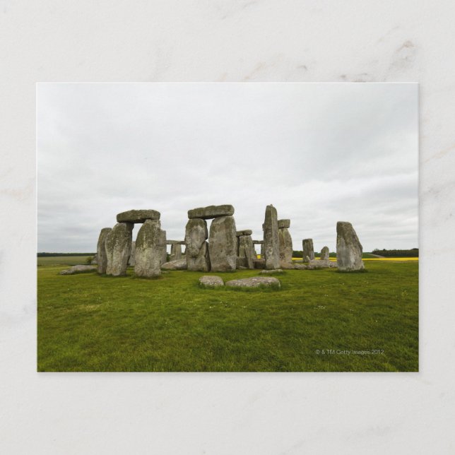 UK, Wiltshire, Stonehenge Postkarte (Vorderseite)