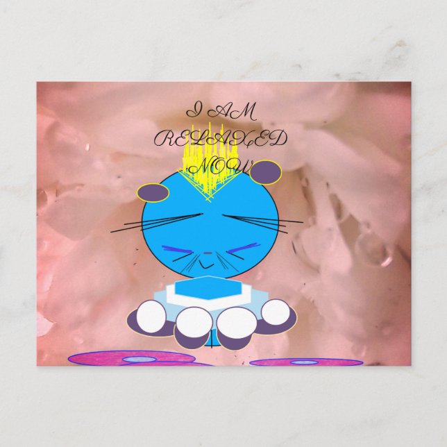 UKAT ICH BIN JETZT ENTSPANNT POSTKARTE (Vorderseite)