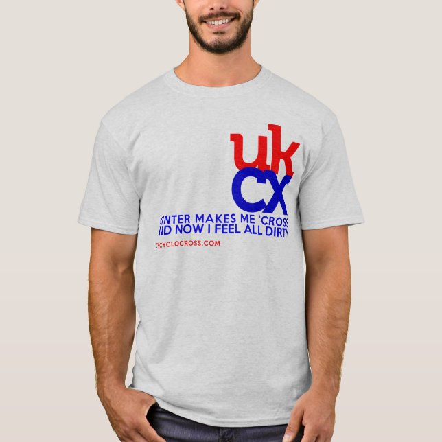 UKCyclocross - ich fühle mich schmutzig T-Shirt (Vorderseite)