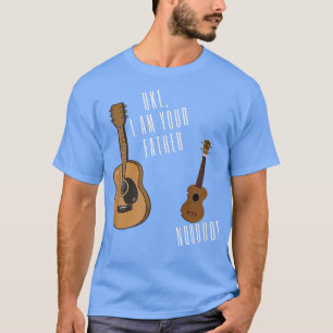 Uke I Be Your VaterFunny Ukulele Guitar 2978 T-Shirt