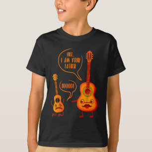 Uke I Bin Dein Vater Ukulele Gitarre Musik T-Shirt