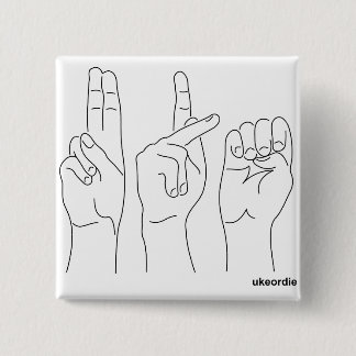 UKE in ASL-Knopf Button