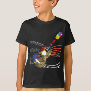 Uke It UP mit musikalischen Noten! Ukulele T-Shirt