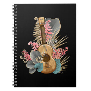 Uke Ukulele Guitar - Musician Guitarist Ukulele Notizblock