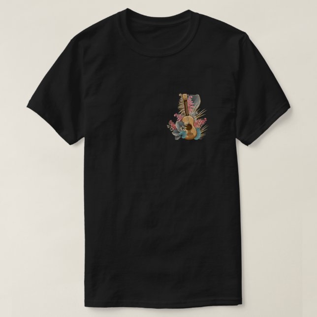 Uke Ukulele Guitar - Musician Guitarist Ukulele T-Shirt (Design vorne)