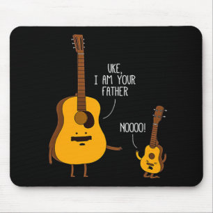Uke Ukulele Ich bin dein Vater-kein Geschenk für Mousepad