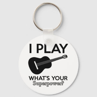 ukelele echte Designs Schlüsselanhänger