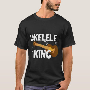 Ukelele King Gitarrist Gitarre Uke Instrument Hawa T-Shirt