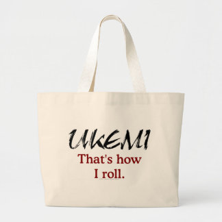 Ukemi, das ist, wie ich Taschen-Tasche rolle Jumbo Stoffbeutel