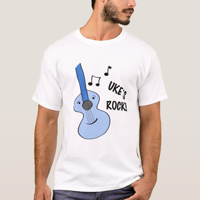 Ukes Felsen! T - Shirt (Vorderseite)