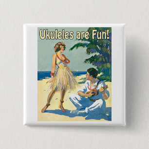 Ukes sind Spaß! Knopf Button