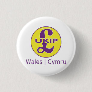 UKIP Wales Cymru Logo Button