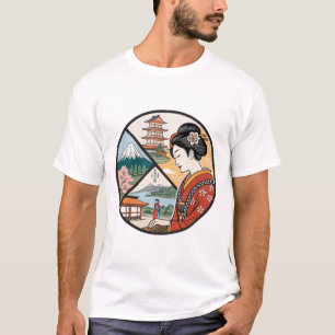 Ukiyo-e ("Bilder der fließenden Welt") T-Shirt