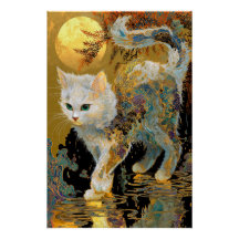 Ukiyo-e Cat | Japanische Holzblockkunst