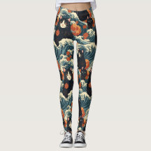 Ukiyo-e Cats von Kanagawa Pattern